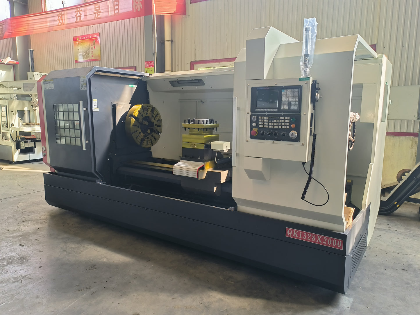 Pipe Screw Threading Machine CNC Lathe Machine QK1328