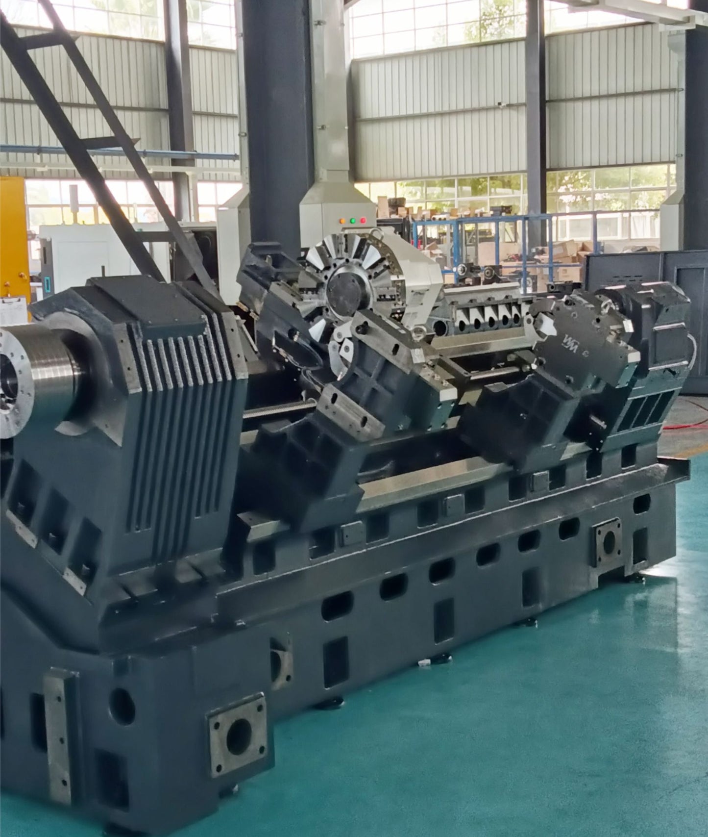 CNC Lathe Machine Heavy Duty Slant Bed Turret Machine TH65/75